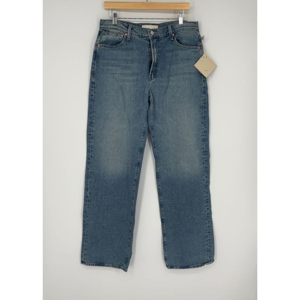 MOTHER Women Jeans Straight Leg in Light Blue Wash